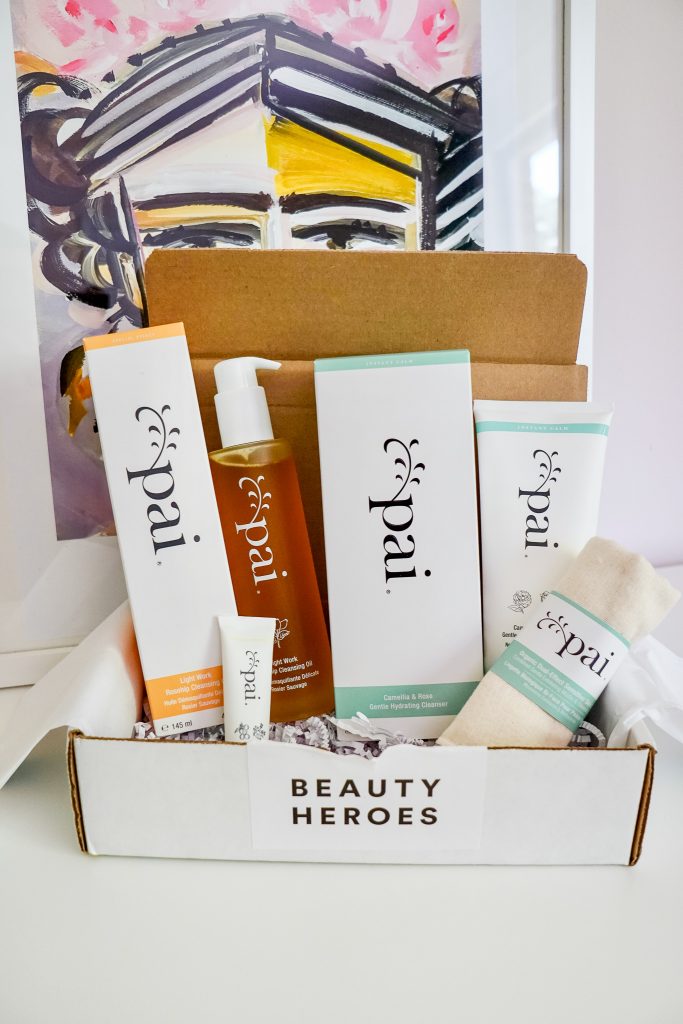 The September Beauty Heroes Box open with Pai Skincare inside